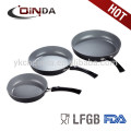 QINDA Aluminum Forged Fry pan with grey ceramic coating QD-FM001